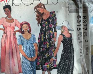 McCall's vintage sawing patterns