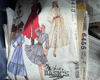 McCall's vintage sawing patterns