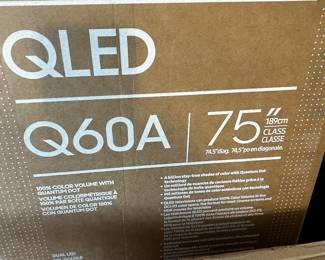 75" TV QLED Q60A Samsung