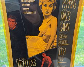Psycho (1960) Hitchcock Wall Poster Print by Universal
