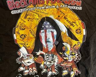 Black Hills Pow Wow T-Shirt 16th anual event 2002