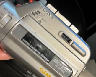 SONY clear voice camera Microcassette voice recorder