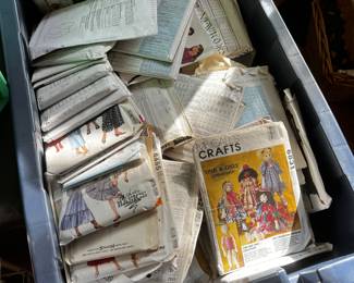 Vintage sewing patterns 1980' - 1990'