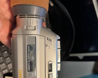 SONY clear voice camera Microcassette voice recorder