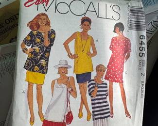 McCall's vintage sawing patterns