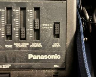 Panasonic microcassette transcriber player recorder