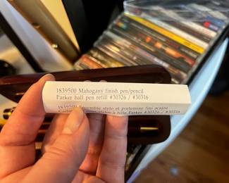 Mahogany finish pen Parker ball pen