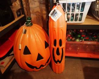 Vintage Halloween Blow Molds