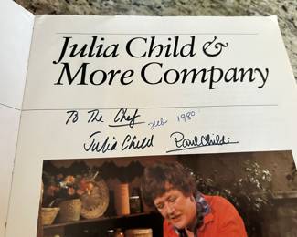 Paul & Julia Child Autographs
