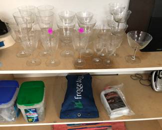 Vintage glass set