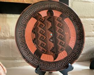Native American turtle plate