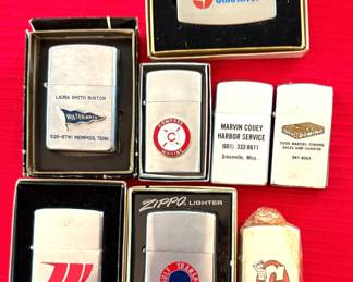 Vintage Zippo Lighters