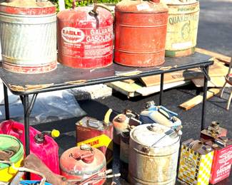 Vintage gasoline Cans