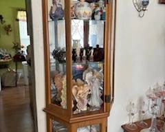 Lots of pretties in this smaller cabinet.