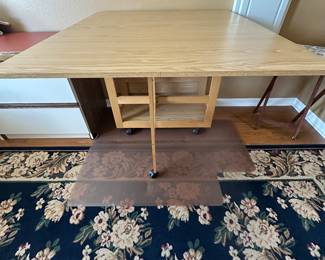 Drop leaf sewing/ craft table
