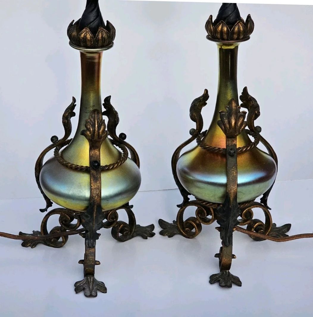 Steuben Glass Lamps