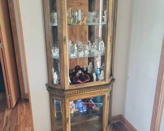 Curio cabinet.