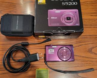 Coolpix nikon s5200 digital camera.