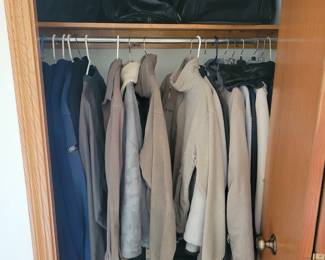 Men's vintage clothing and coats.