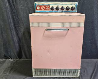 Vtg Wolverine GM Deluxe Frigidaire Pink Toy Stove