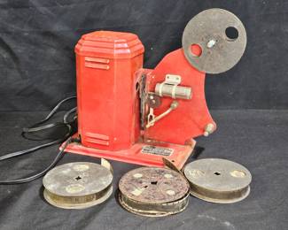 Vtg Excel One Redskin 16mm Toy Movie Projector