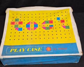 Vintage 1968 Mattel Tog'L Play Case
