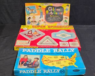 Children's Party Games, Spirograph, & Paddle Rally