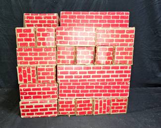 Vintage Children's Cardboard Building Bricks