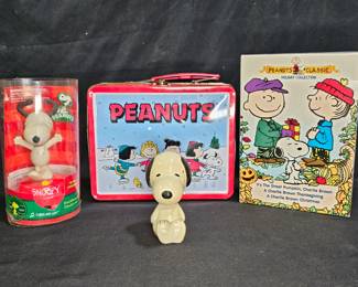 Snoopy & Peanuts, Lunch Box, Bobble Head, & More