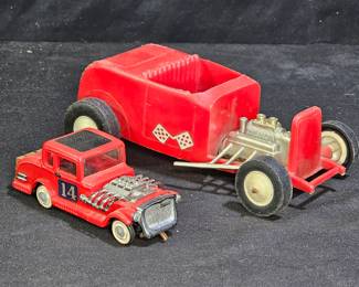 Vintage Auburn Toys & Ideal Motorific Race Cars