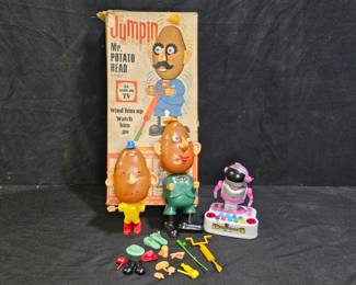 1966 Hasbro Jumping Mr. Potato Head & Dancing Robo