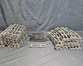Vtg American Flyer S Scale Curved & Straight Track