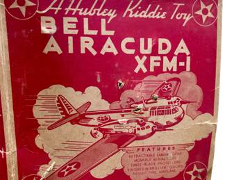Hubley Toy Bell Aircudia XFM-1 w/ Box