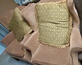 Upholstered Wing Chairs