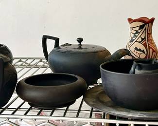 Wedgewood Basalt Smalls and Native American Pottery