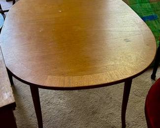 Oval Mid Century Table