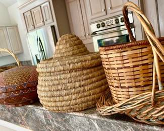 Vintage and Handmade Baskets