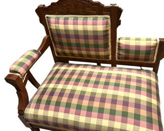 Eastlake Setee’ Newly Upholstered