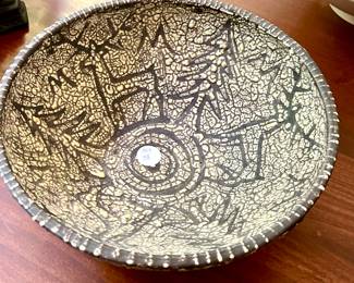 Digned MCM Bowl with Nature Motiff