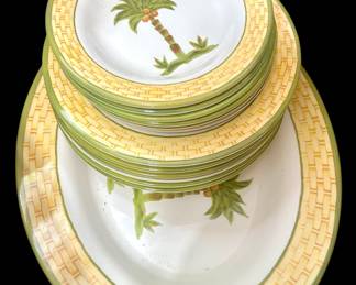 Melamine Palm Beach Pattern