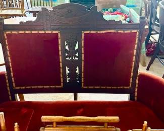 Victorian Velvet Upholstered Seter’