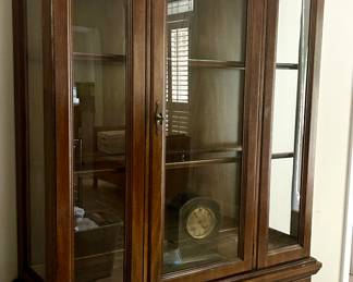 Vintage 2 Piece China Cabinet