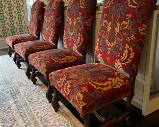 Four Stunning Dining Chairs Purchased From KDR~ $1795.00 For All