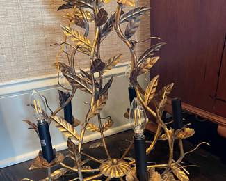 Hollywood Regency Style Chandelier $295.00
