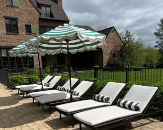 Six McGuire Loungers ~ $15,000