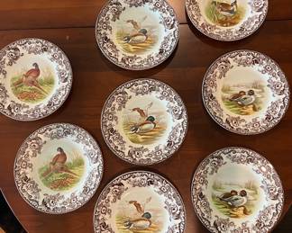 Spode Woodland Set Of 8~ $195.00