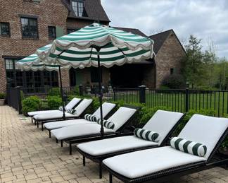 Frontgate Umbrellas~ $495.00 Each
Two Available
Retail $1,100