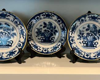 18th Century Delft Plates~ $350 Each