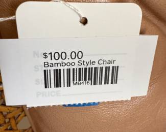 Bamboo Style Chair