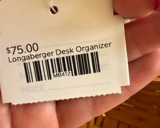 Longaberger Desk Organizer